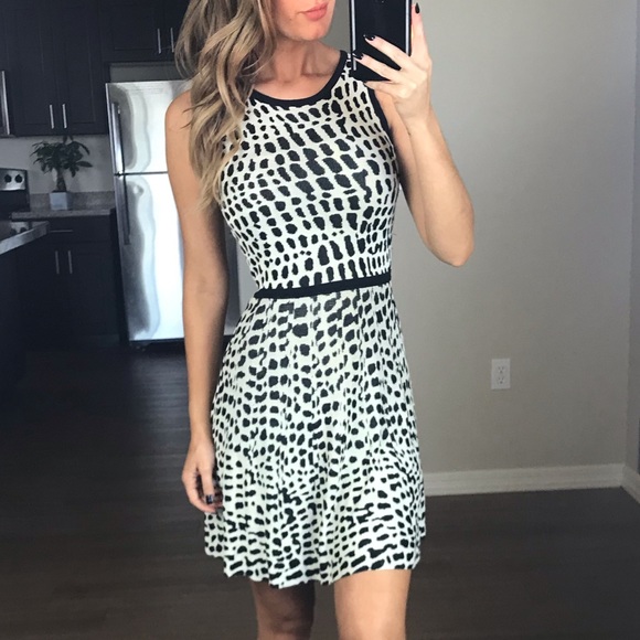 Trina Turk Dresses & Skirts - Trina Turk Black & White Fit & Flare Dress